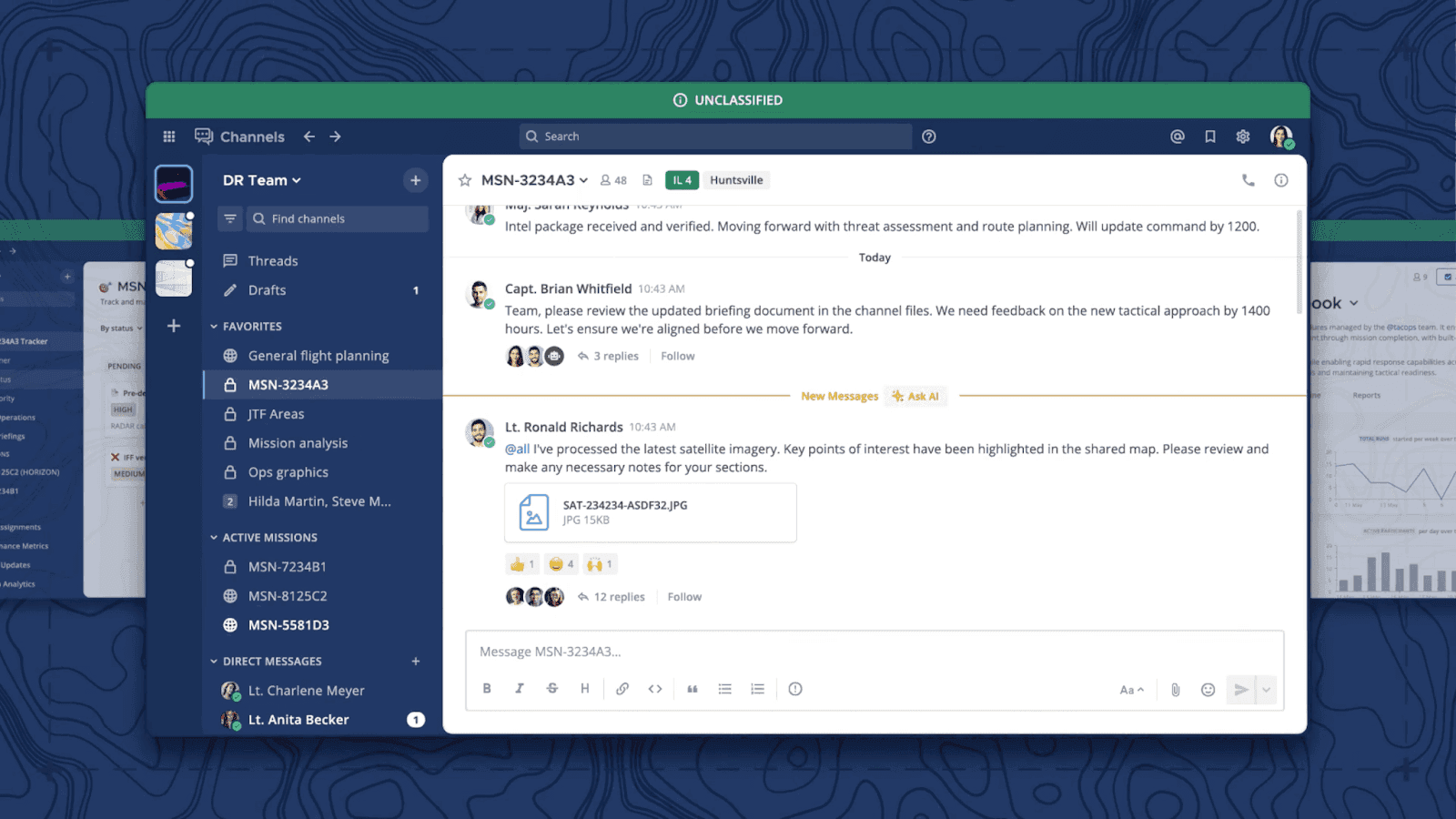 Mattermost’s channel view for technical teams’ secure collaboration