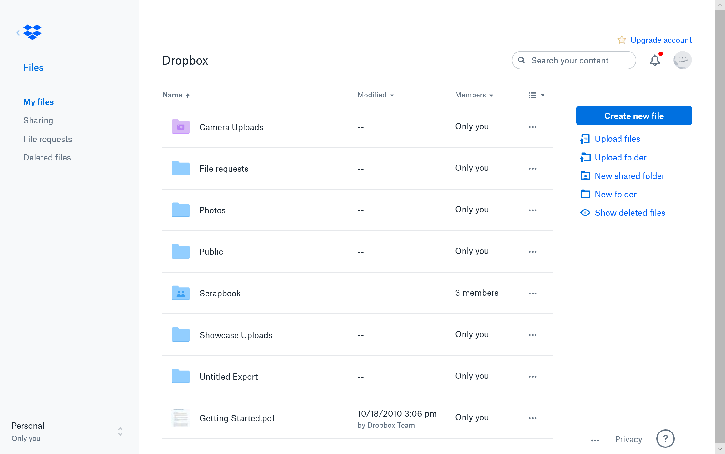 Dropbox is the best for reliable mobile and desktop file syncing