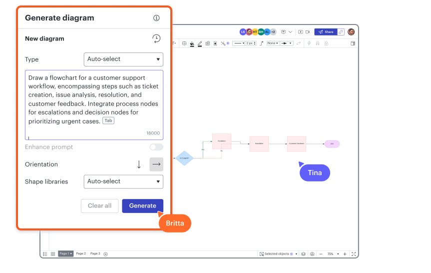 Lucidchart supports relationship mapping