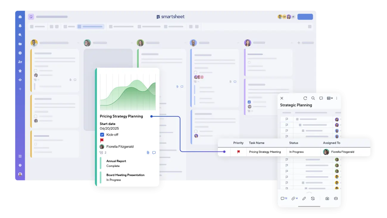 Smartsheet automation and workflows