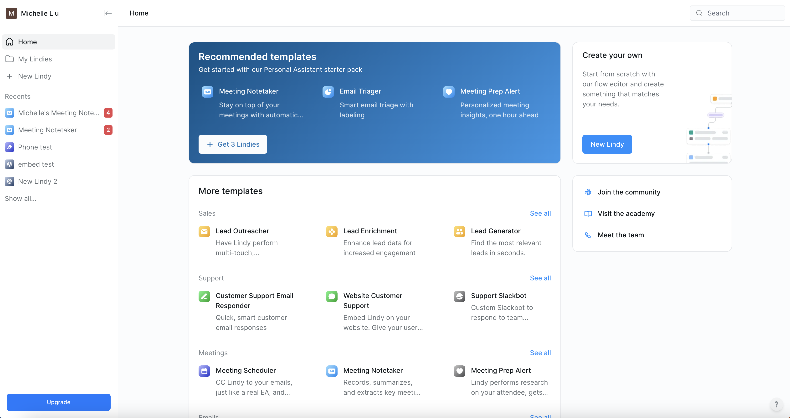 Lindy hiring automation