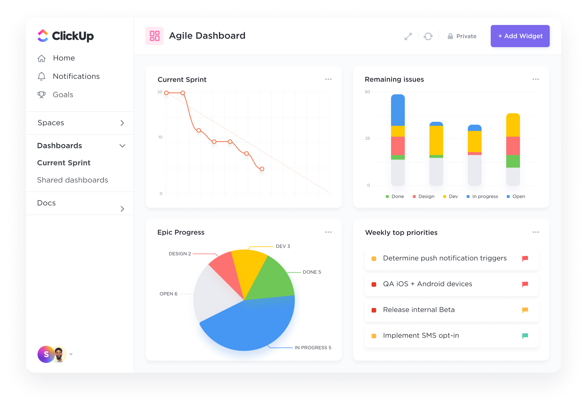 ClickUp: Custom remote work systems