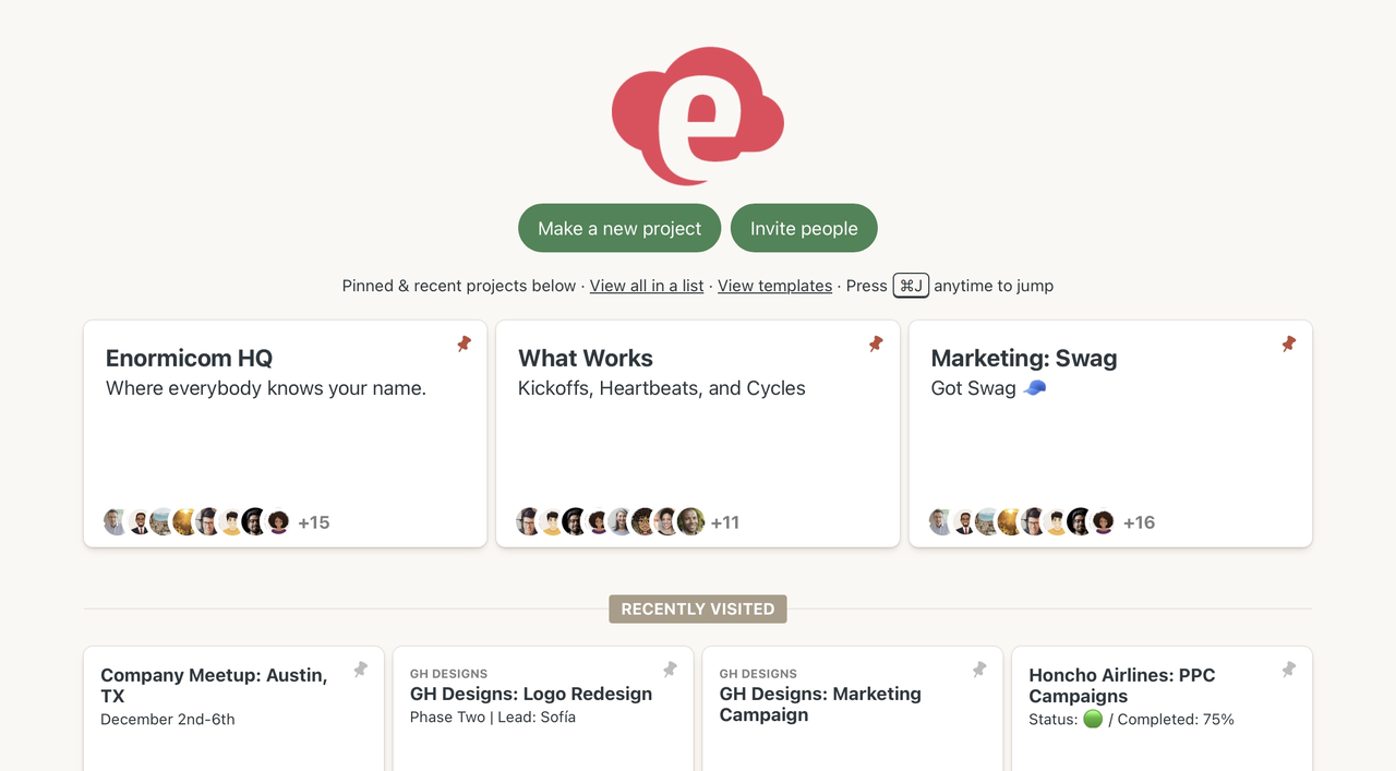 Basecamp: Streamlined team task coordination tool