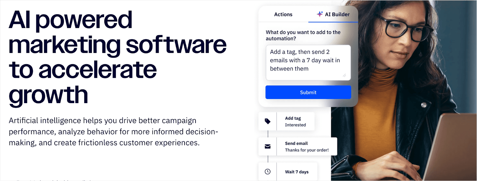 AI powered marketing software to accelerate growth