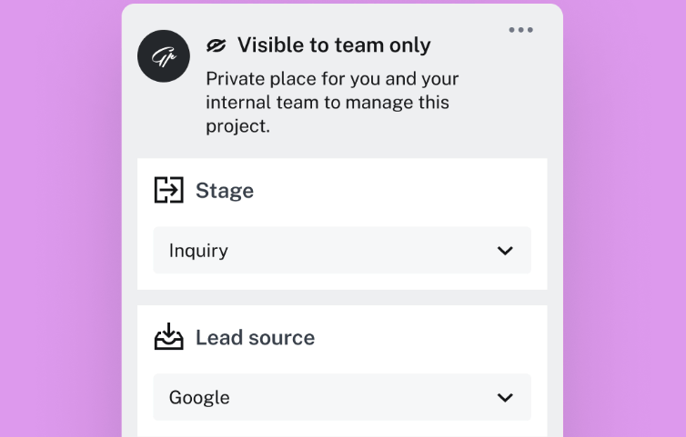 HoneyBook as a CRM software