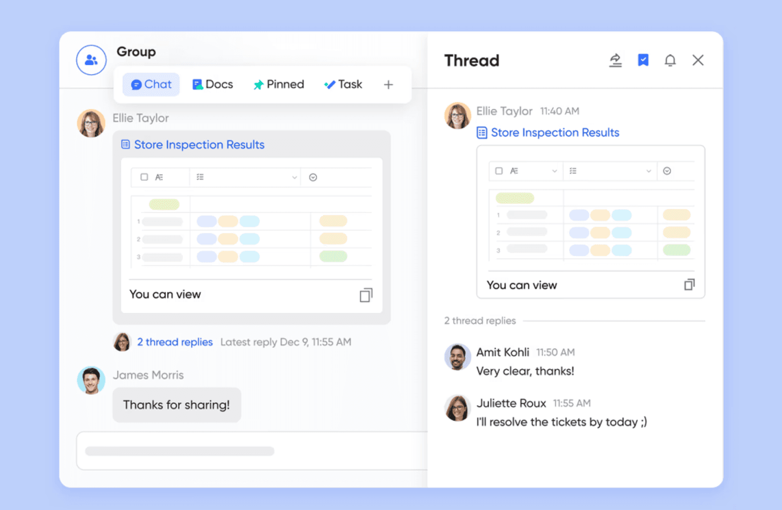 Work communication by Lark