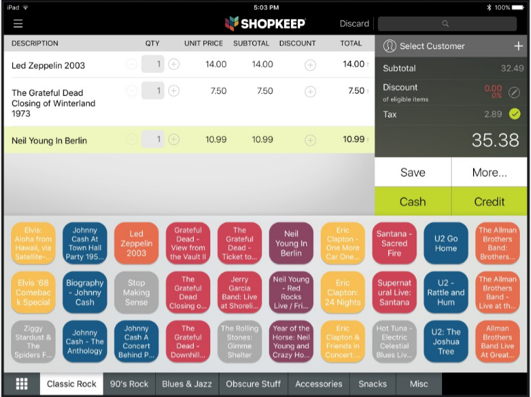 ShopKeep (Lightspeed) is a retail POS management software