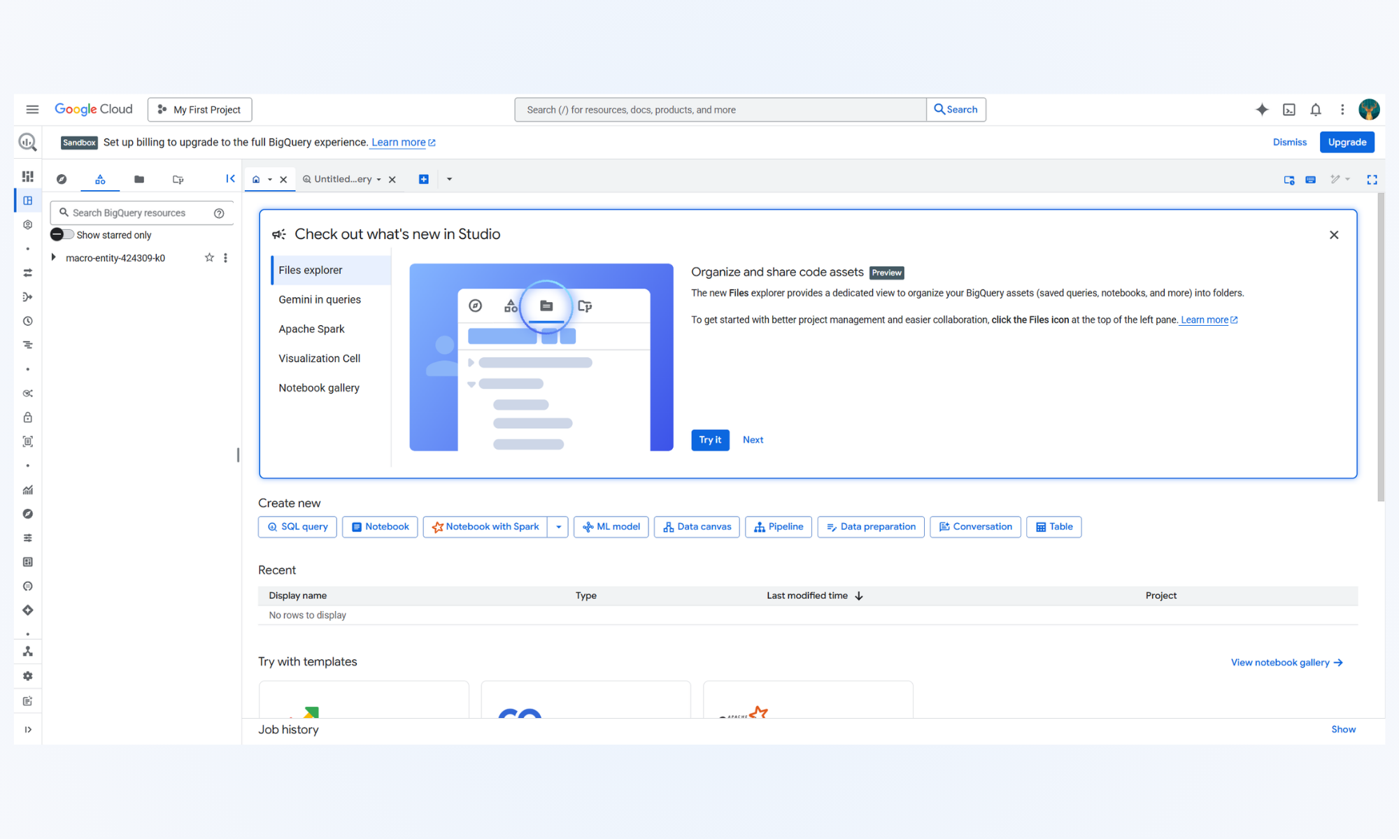 Google BigQuery: Best for serverless enterprise data warehousing