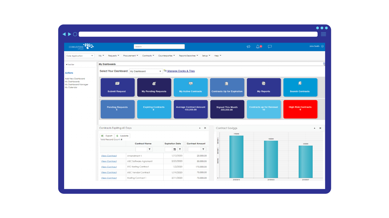 Cobblestone Software allows contract and document assembly on one platform