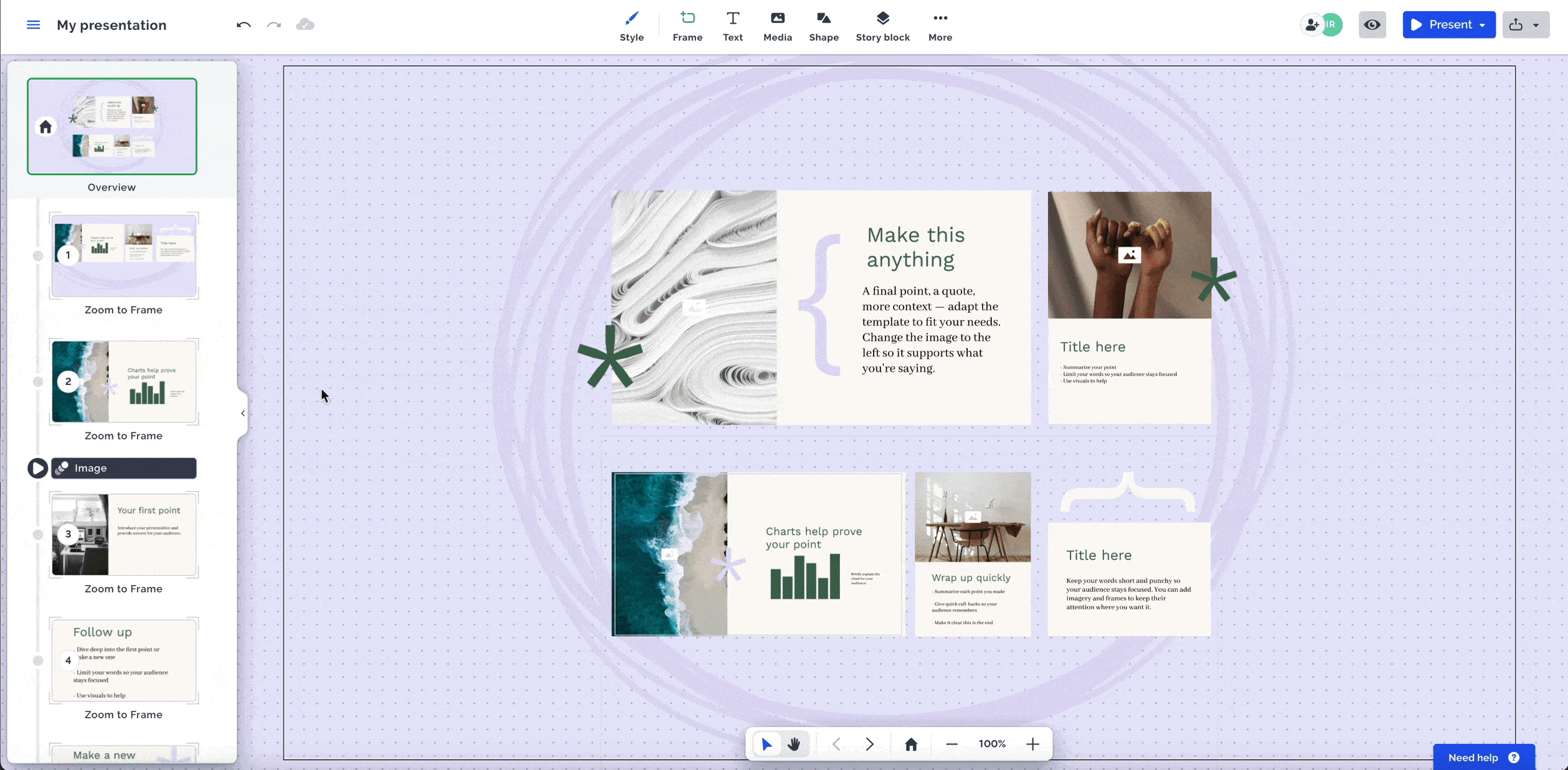 Prezi slides