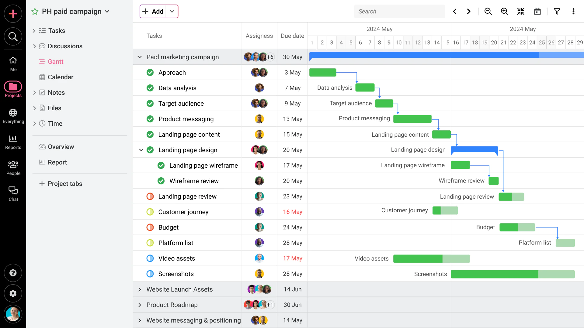 ProofHub task and document approval software