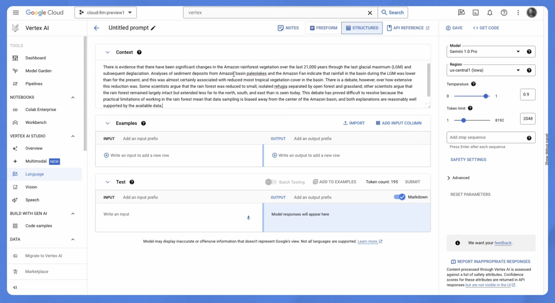 Google Vertex AI cloud-based machine learning platform
