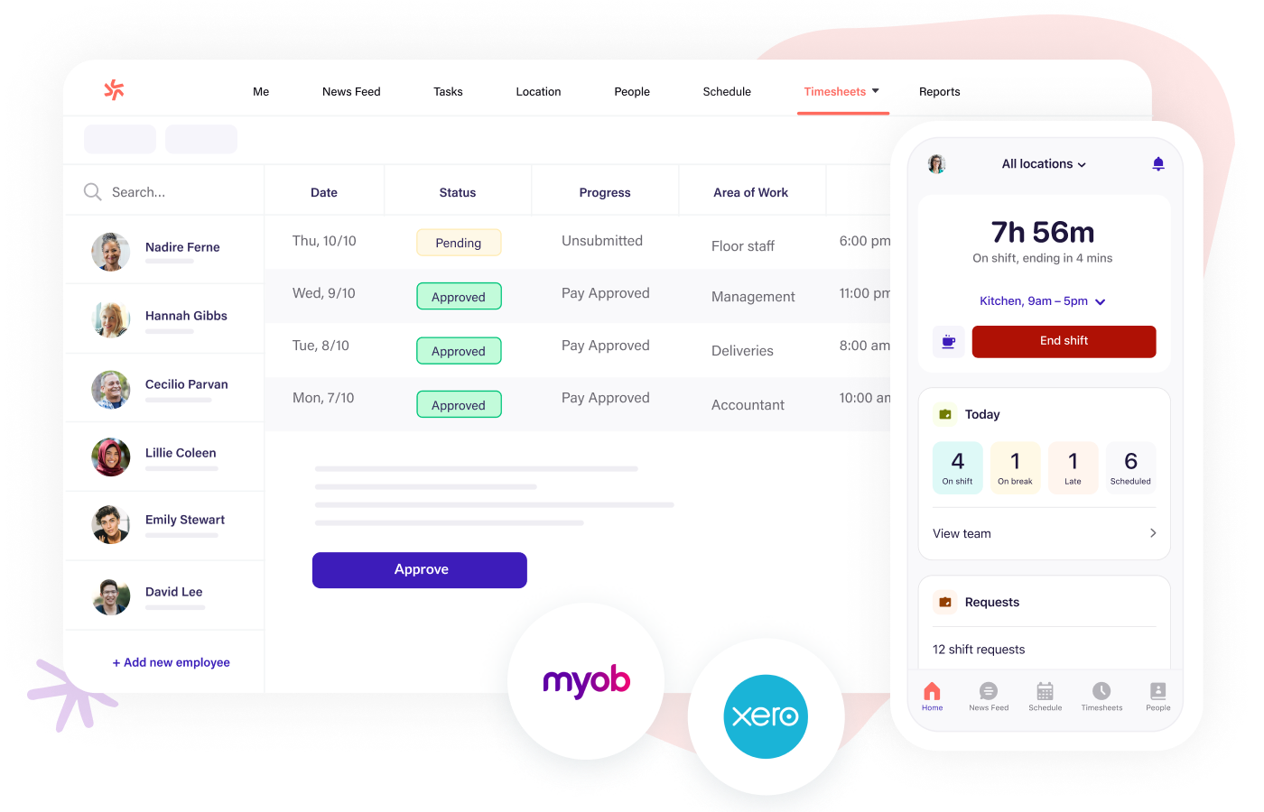Deputy Timesheet app: Employee time tracking software