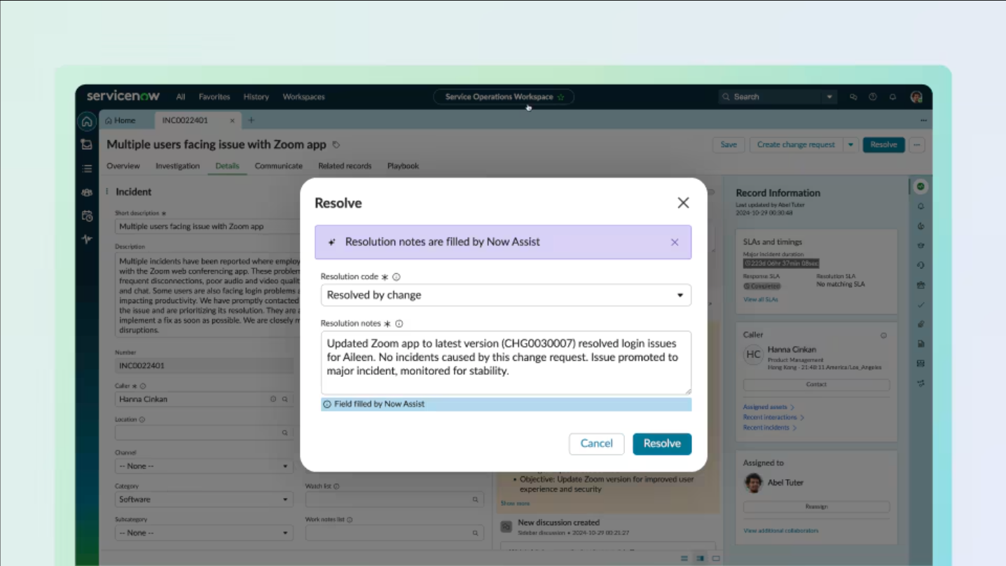 ServiceNow overview
