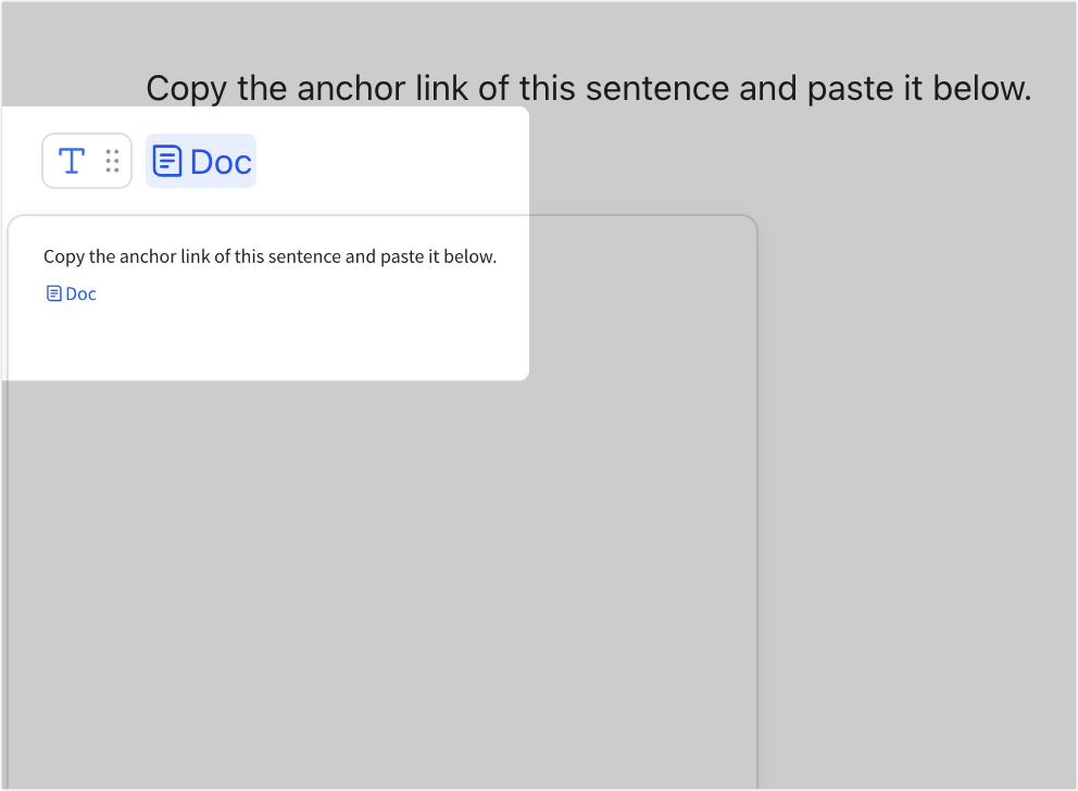 Use anchor links in Docs