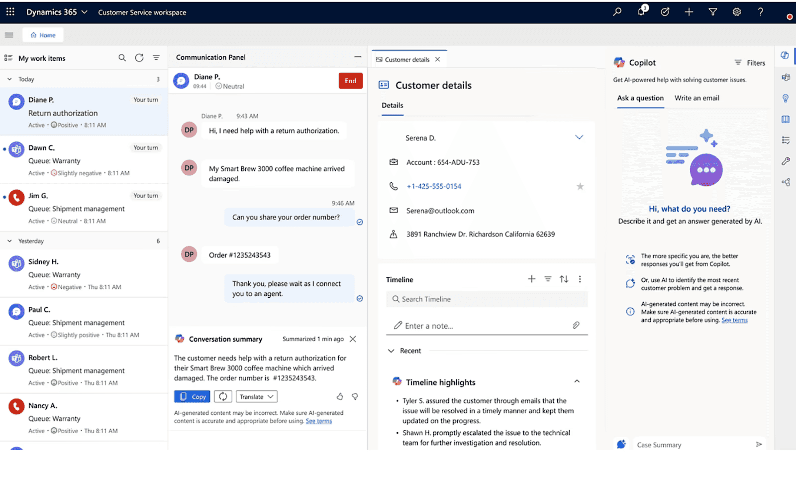 Microsoft Dynamics 365 AI