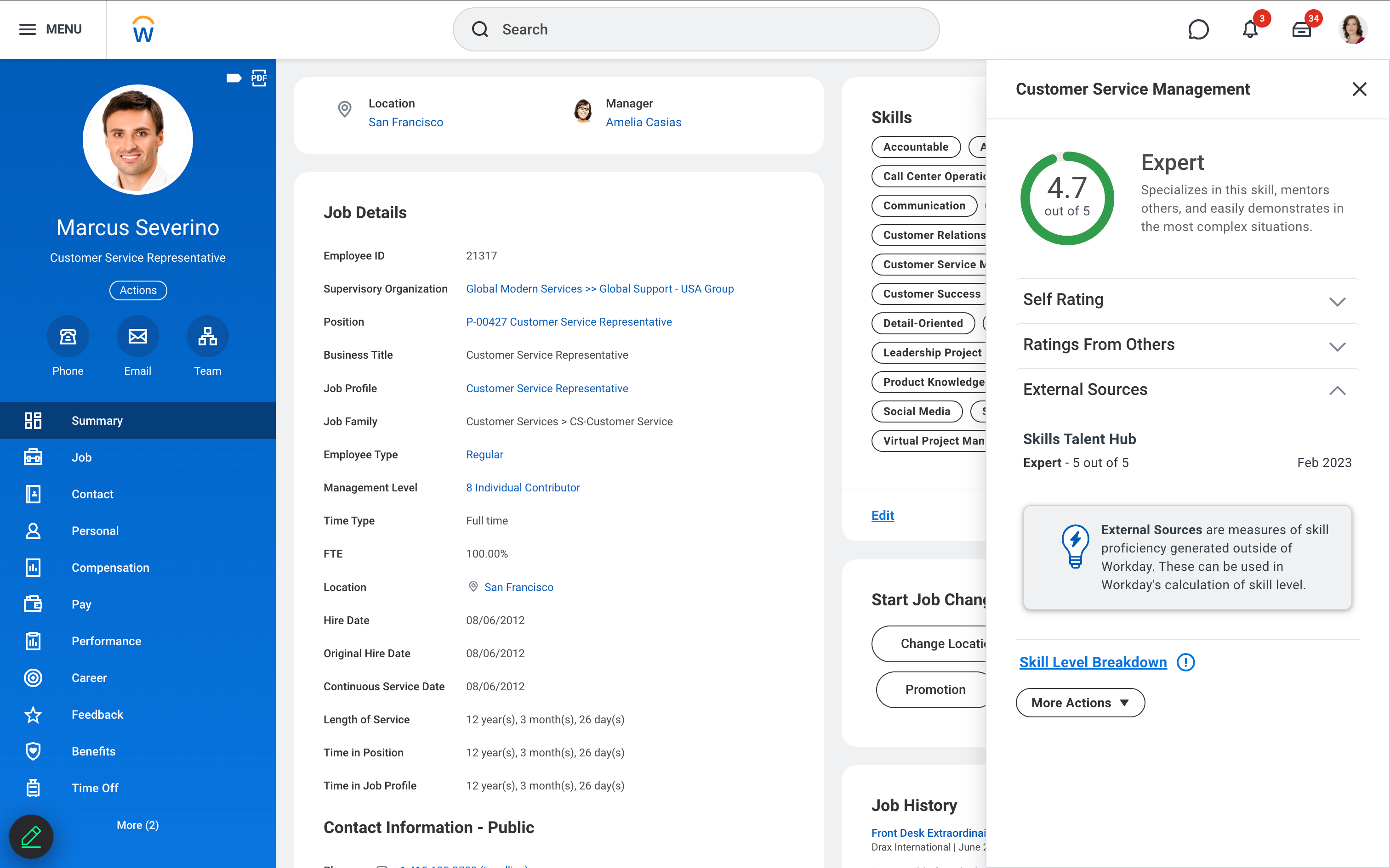Workday: Enterprise employee performance management software