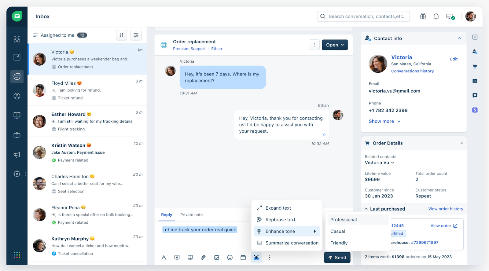 An image that displays Freshworks CRM
