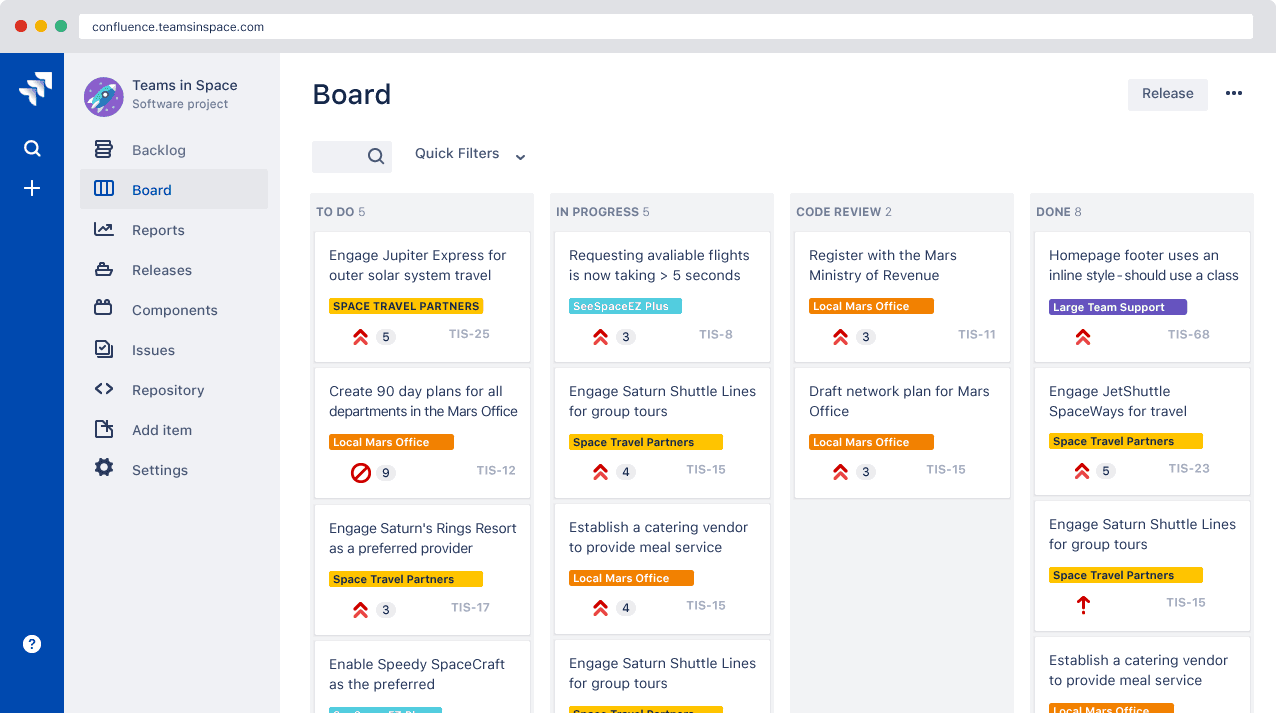 An image showing the Jira platform