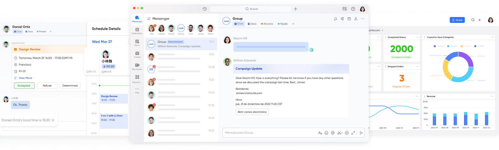 All-in-one feature of Lark