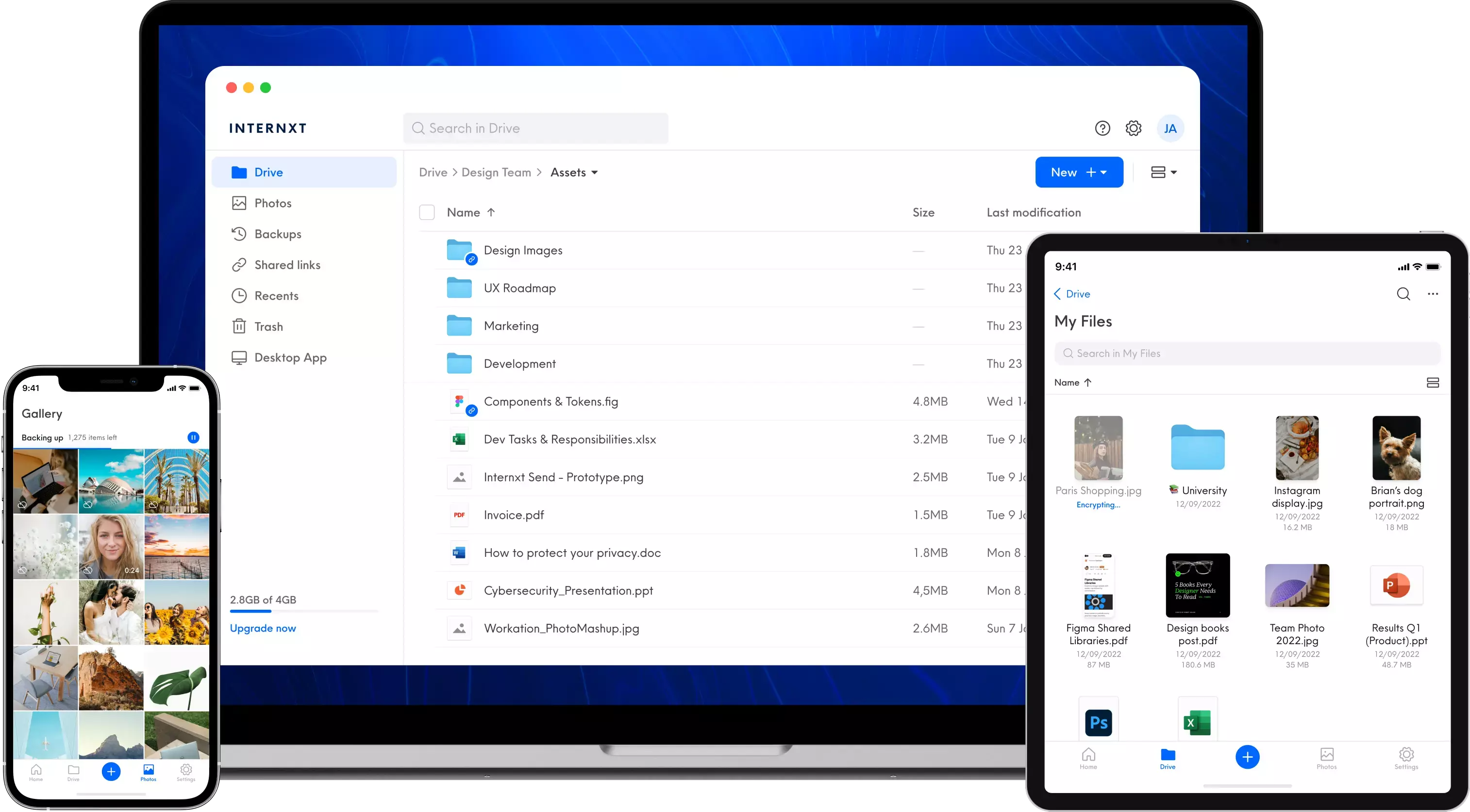 Internxt: Open-source encrypted alternative