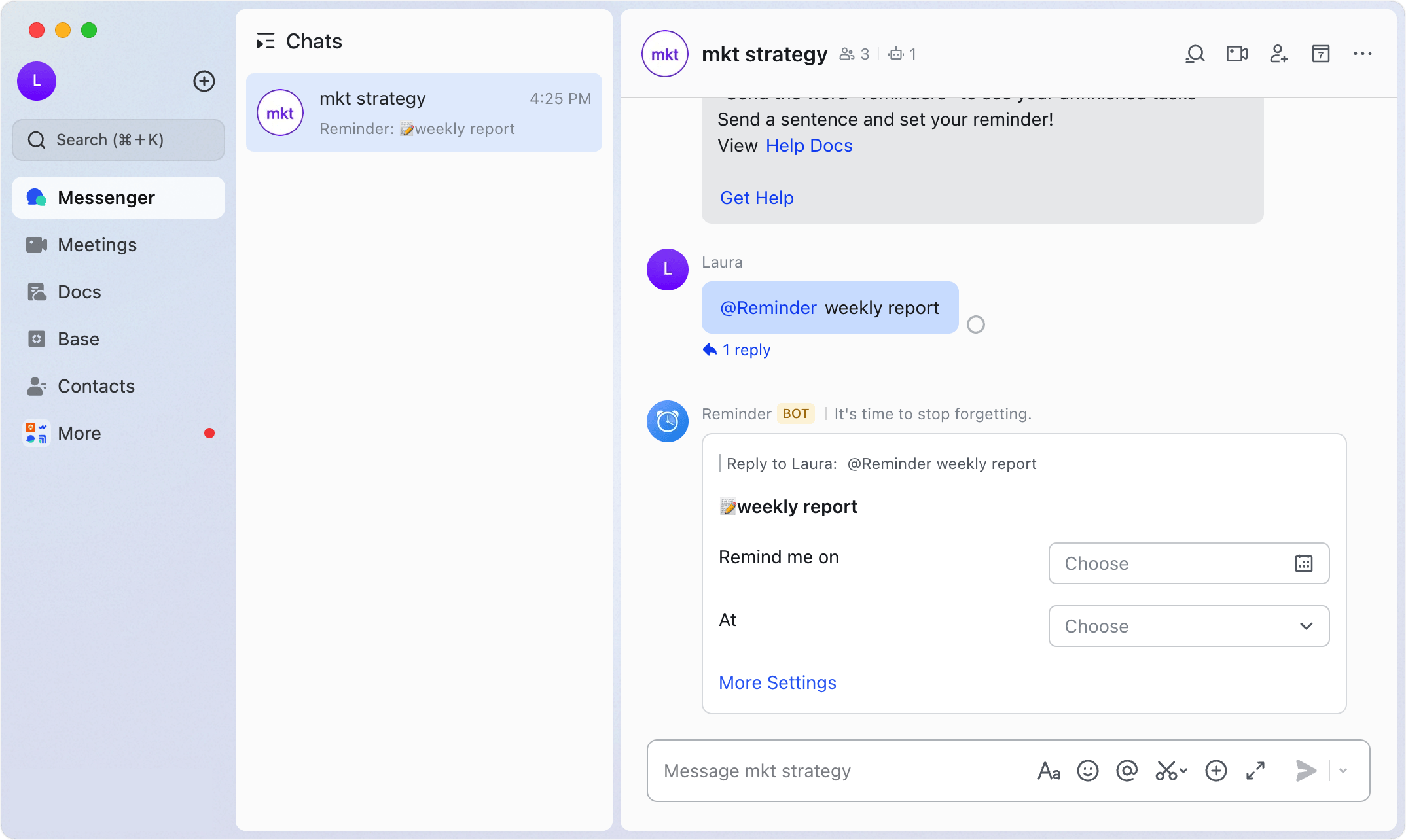 Lark intelligent bots