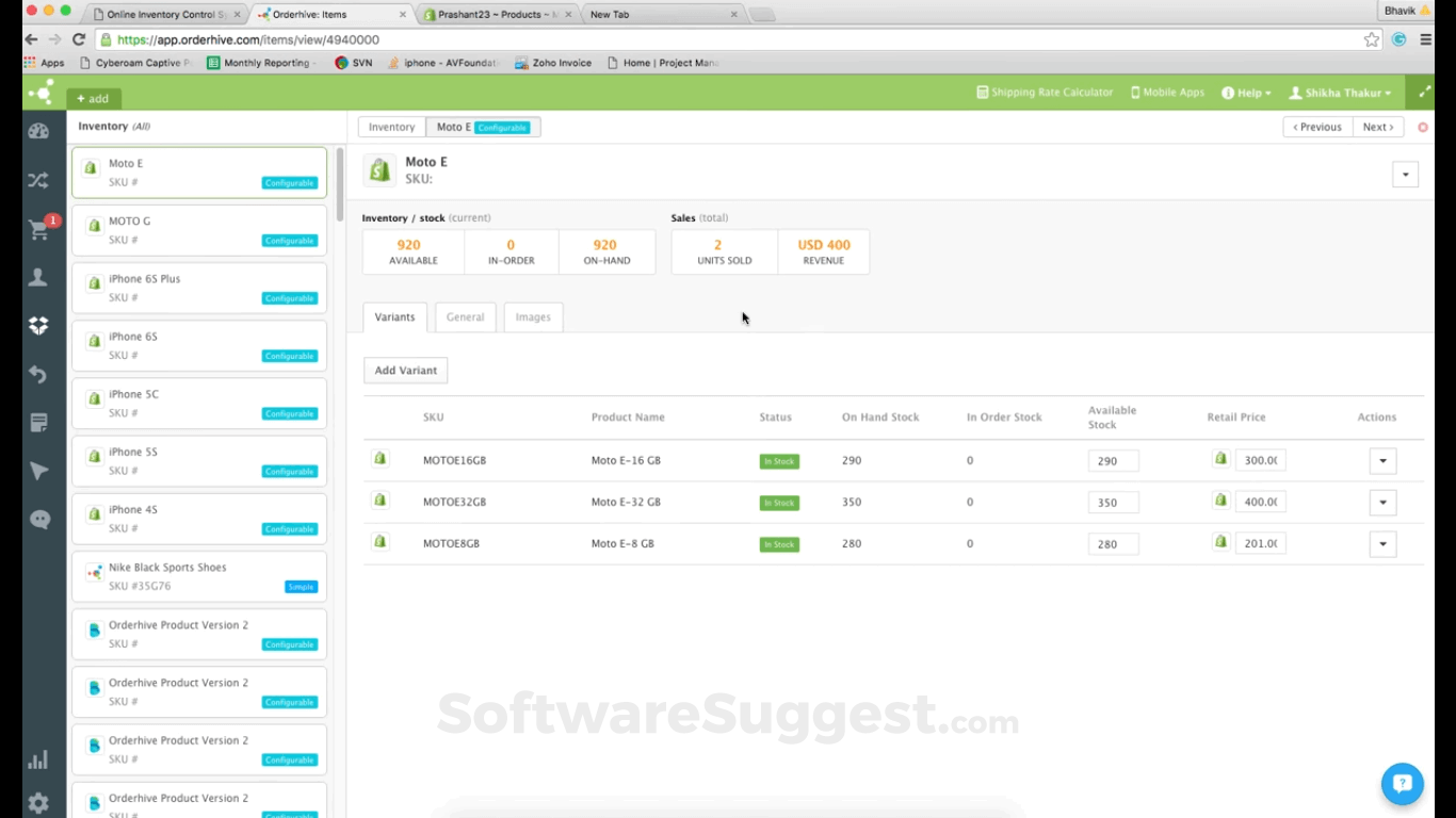 Orderhive is a warehouse-focused e-commerce order management system