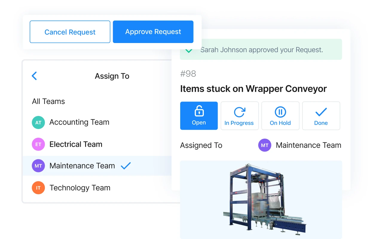 MaintainX equipment management