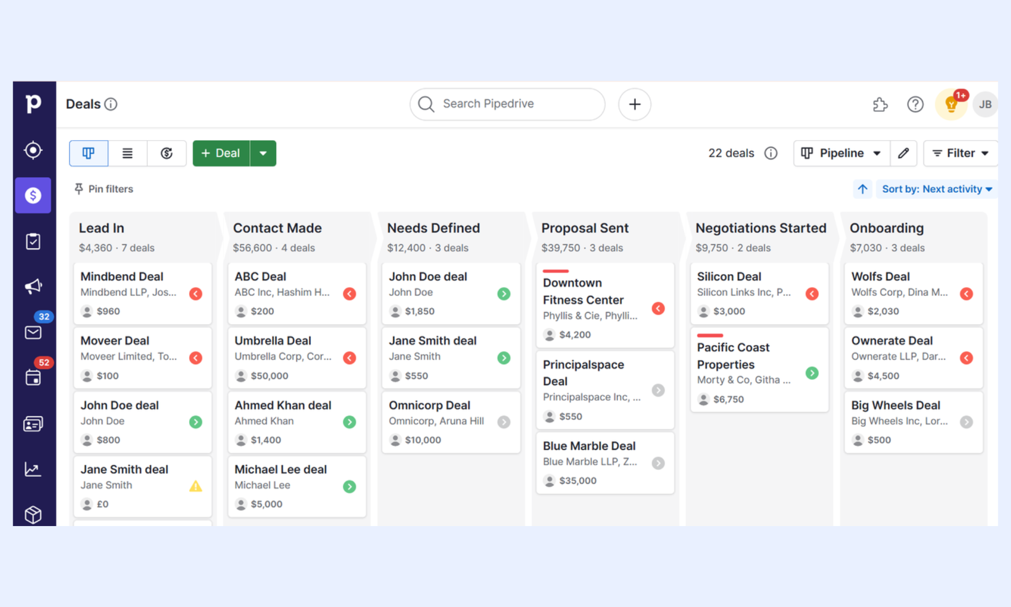 Pipedrive: Pipeline-focused CRM tool for sales teams