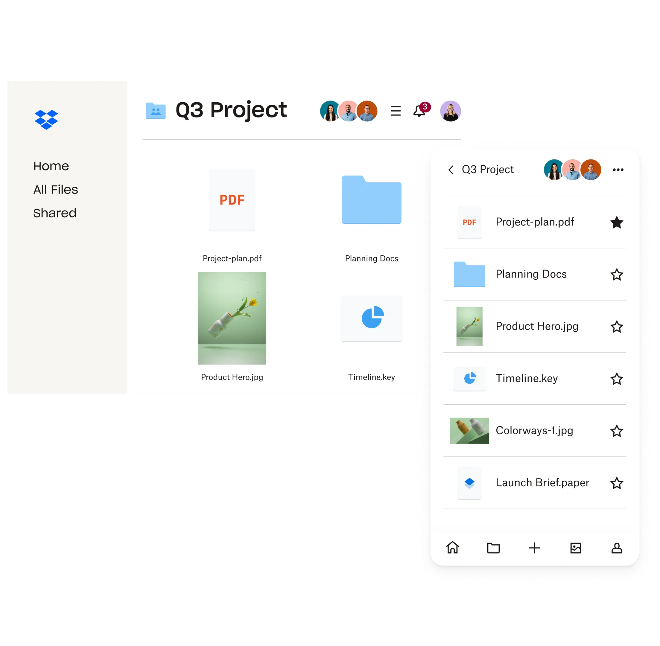 Dropbox shares files effortlessly