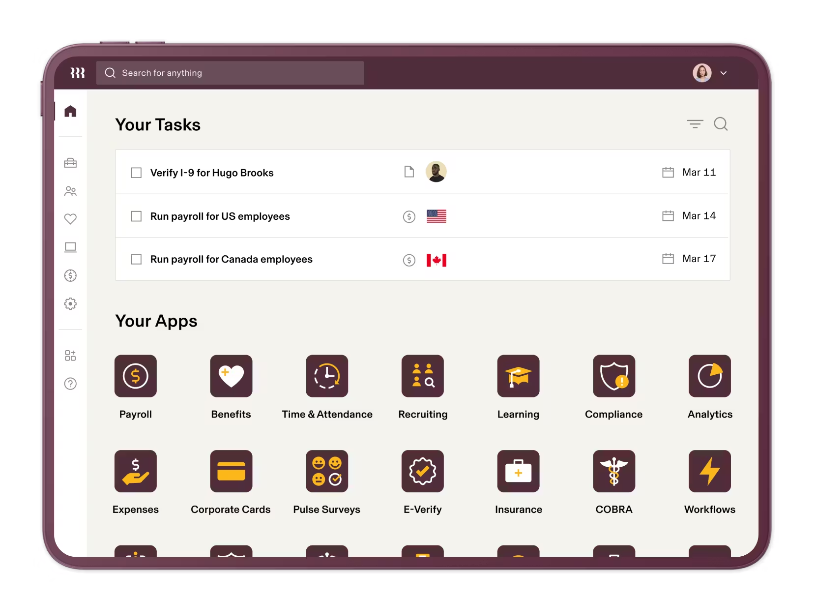 Interface of Rippling