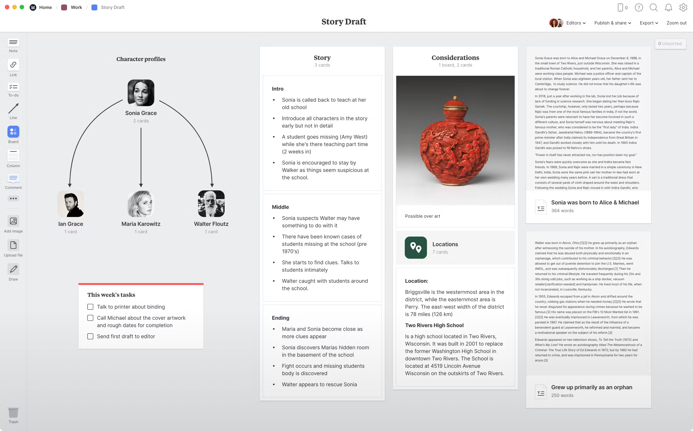 Milanote visual workspace for creatives
