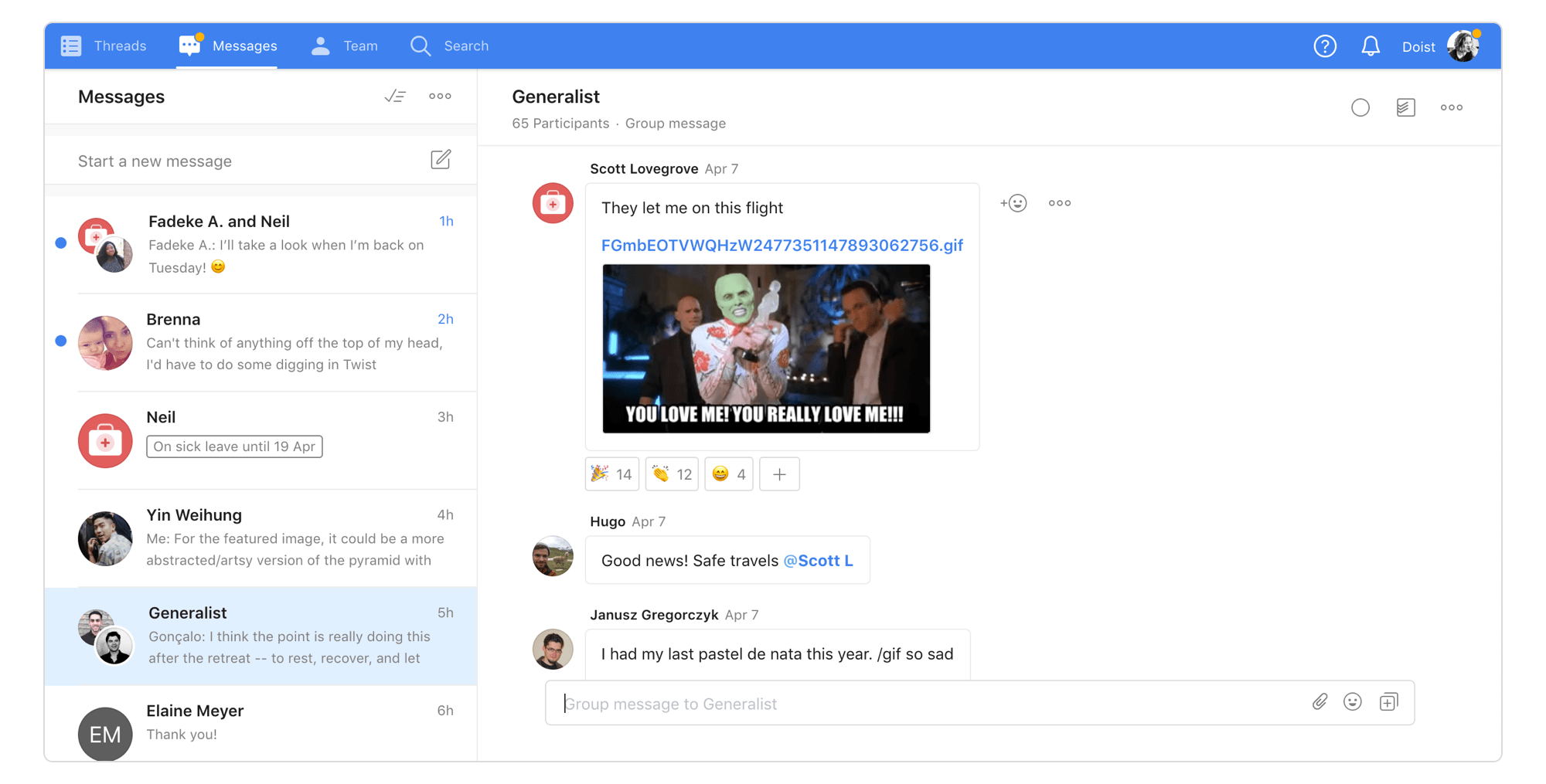 Twist: Async chat platform for focused team communication