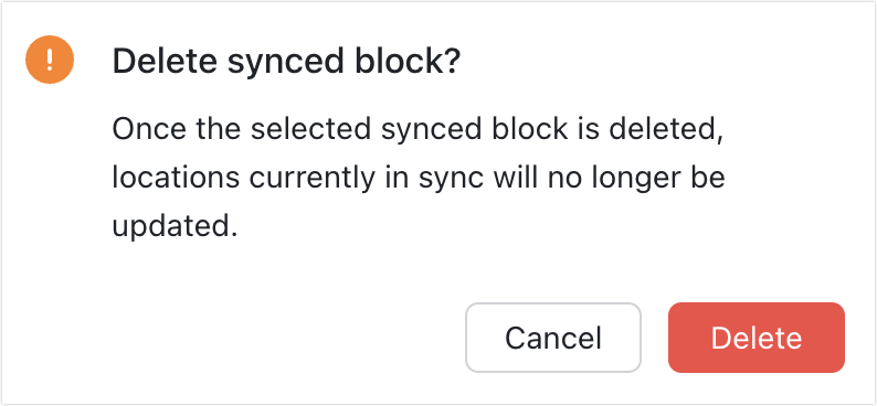 Use synced blocks in Docs