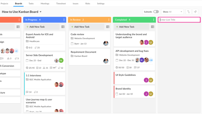 nTask Kanban