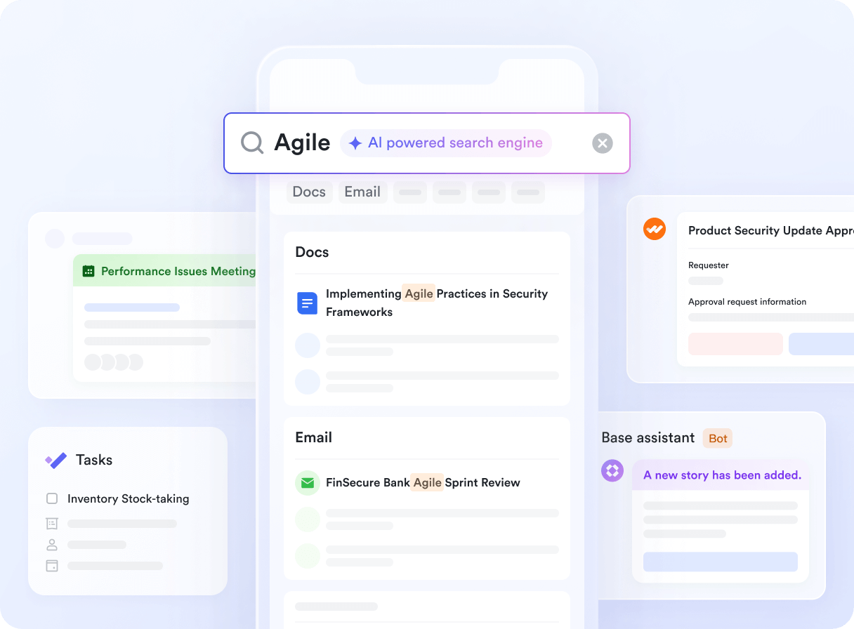 AI powered search in Lark