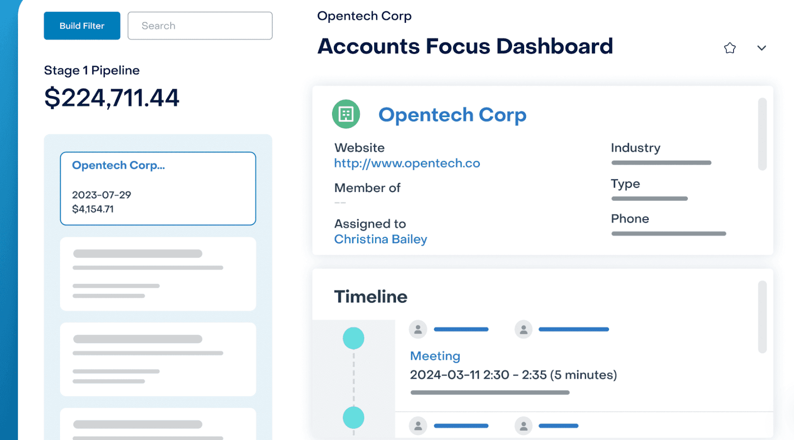 An image showing the Zoho CRM alternative, SugarCRM.