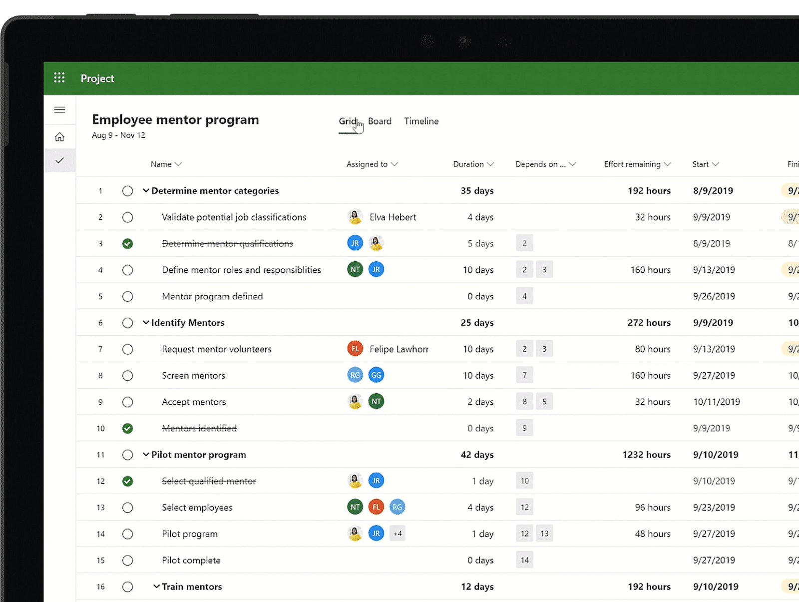 Project management built to keep track of all your work