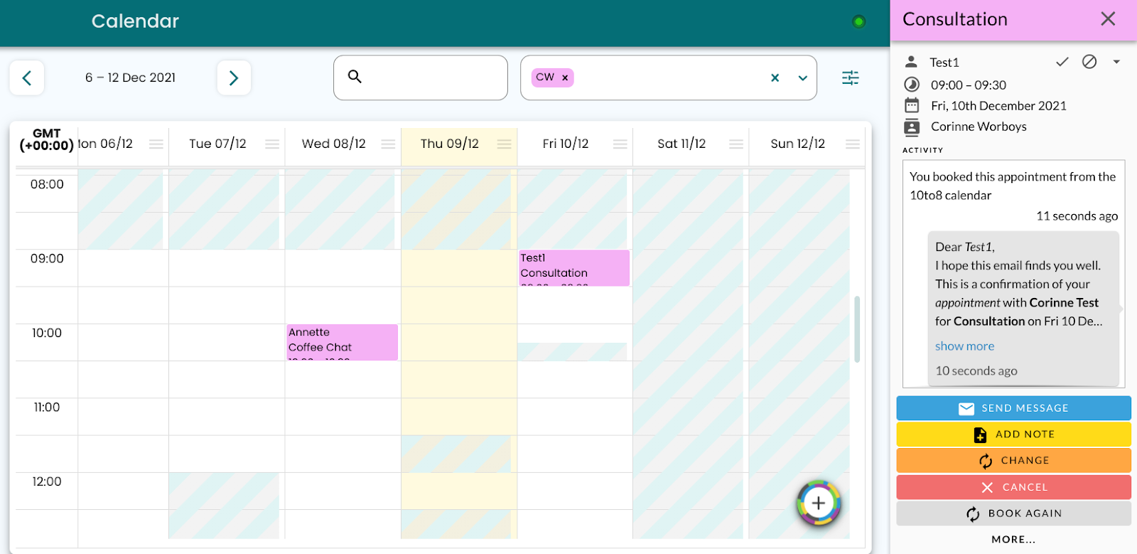 Sign In app appointment scheduling