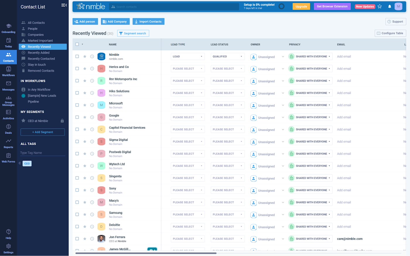 Carta deal flow management platform