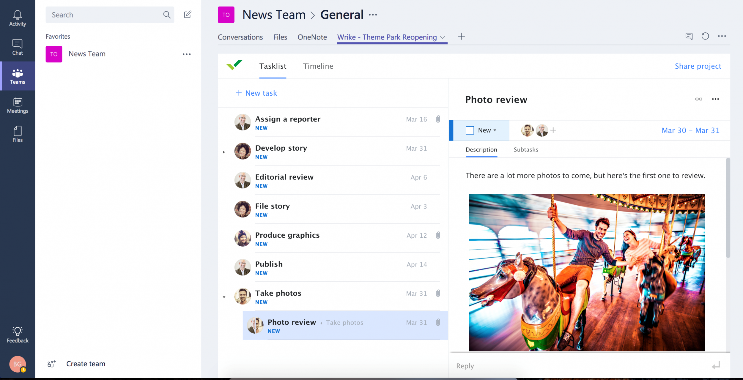 Wrike workflow
