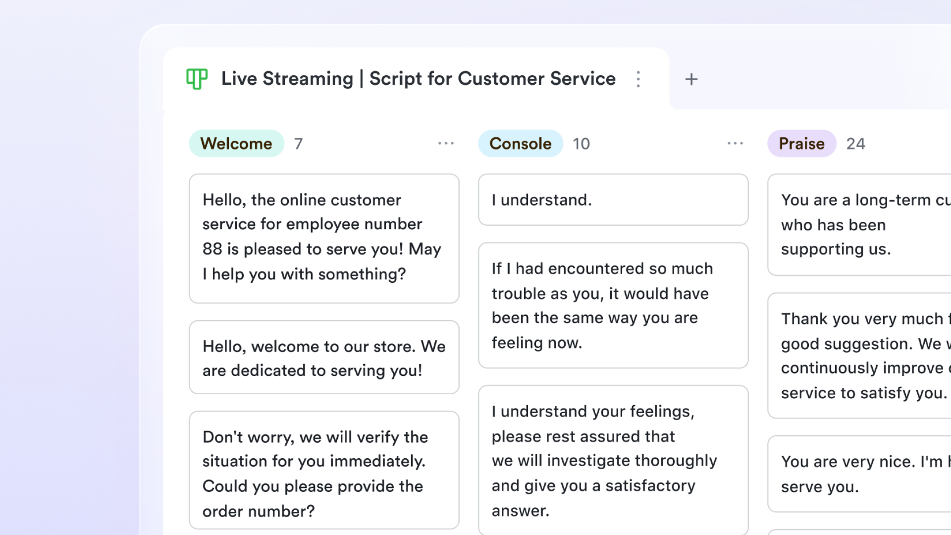 Centralised feedback management hub