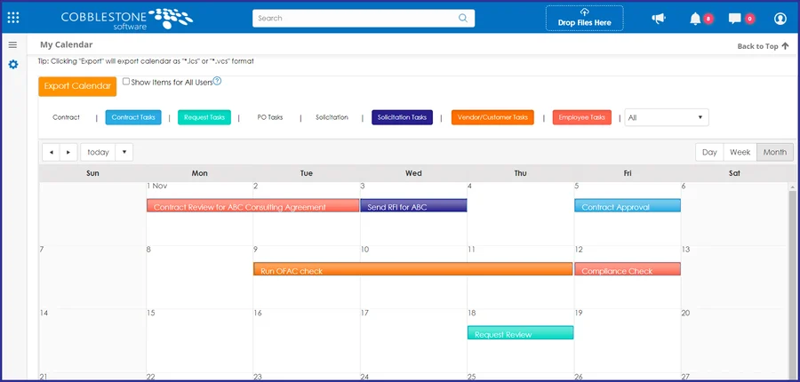 CobbleStone is a compliance-driven contract management solution
