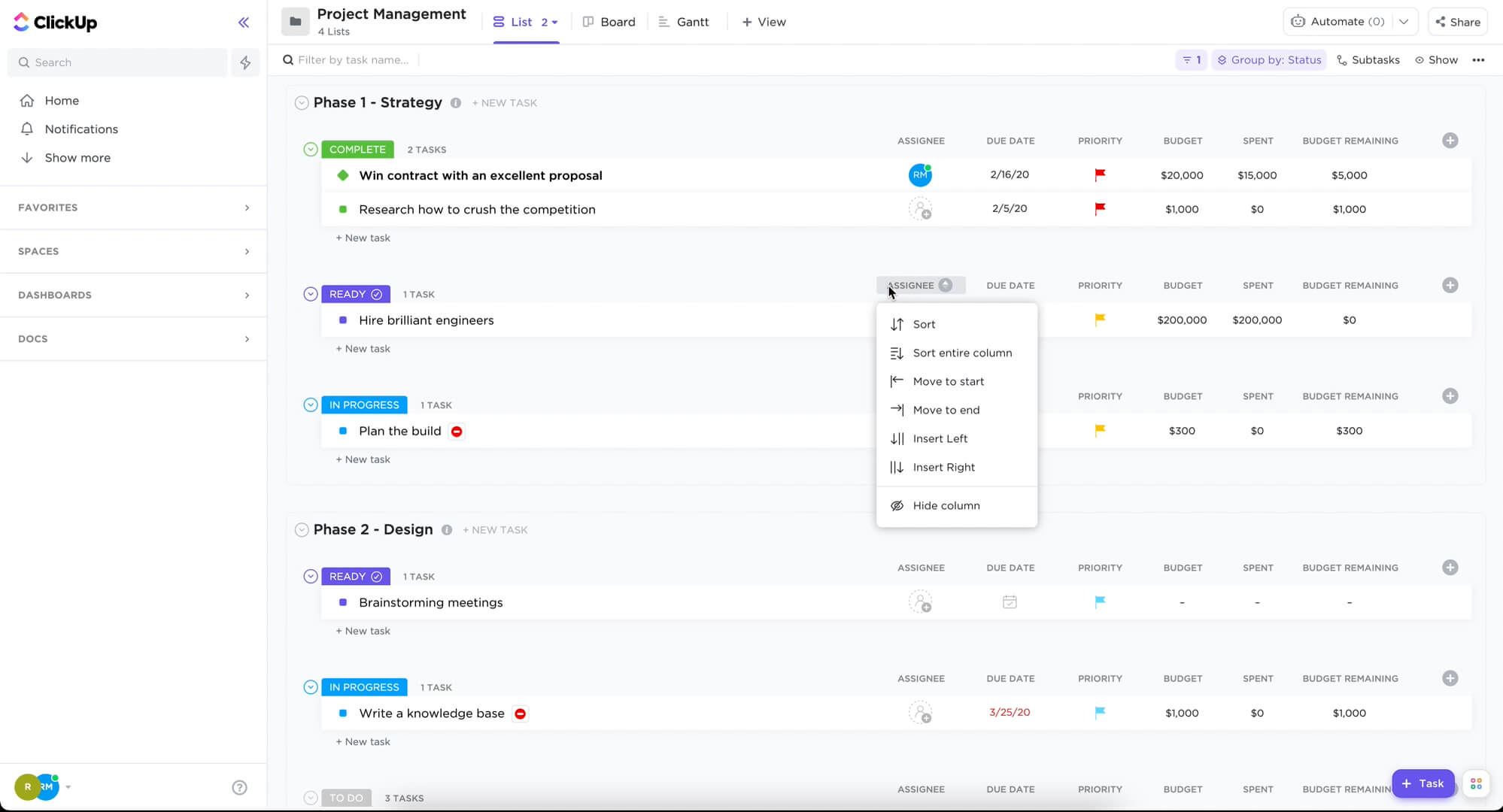 ClickUp is flexible and easy to use