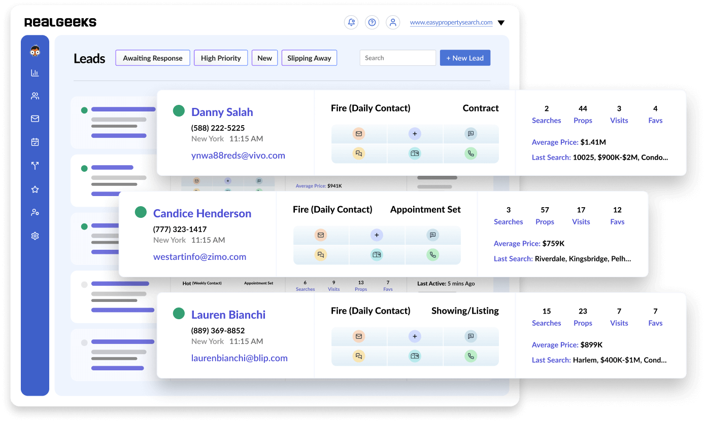 Real Geeks as a CRM software