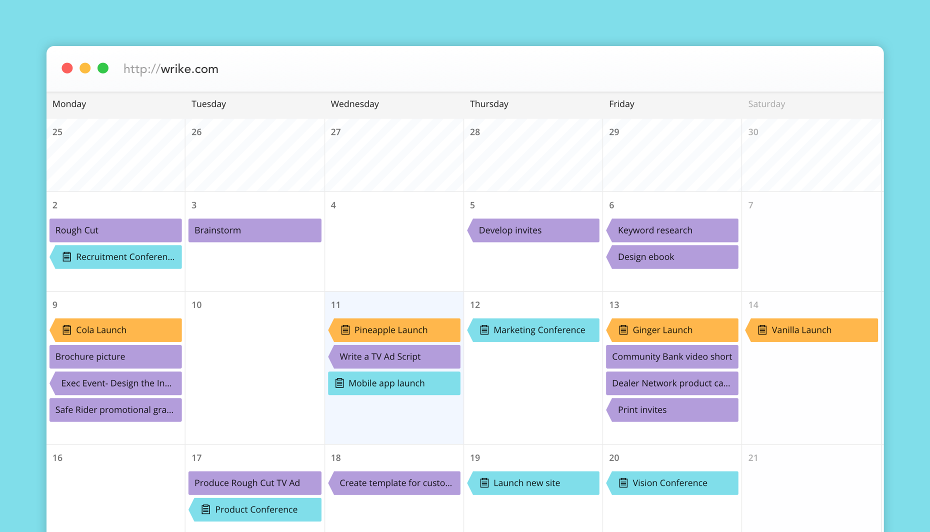Wrike: work management platform