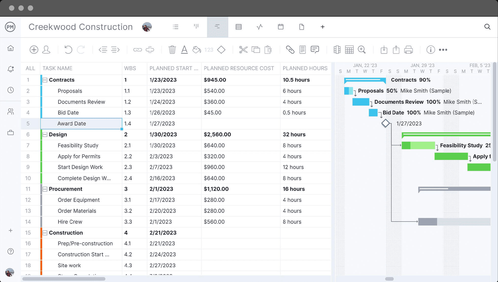 ProjectManager online Microsoft Project alternative