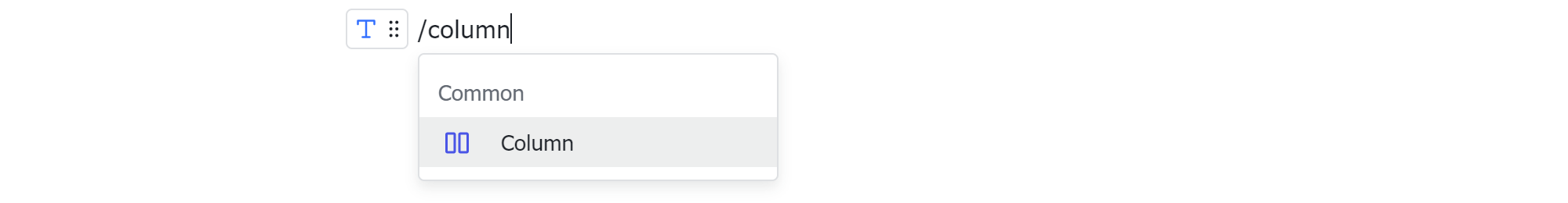 Use columns in Docs