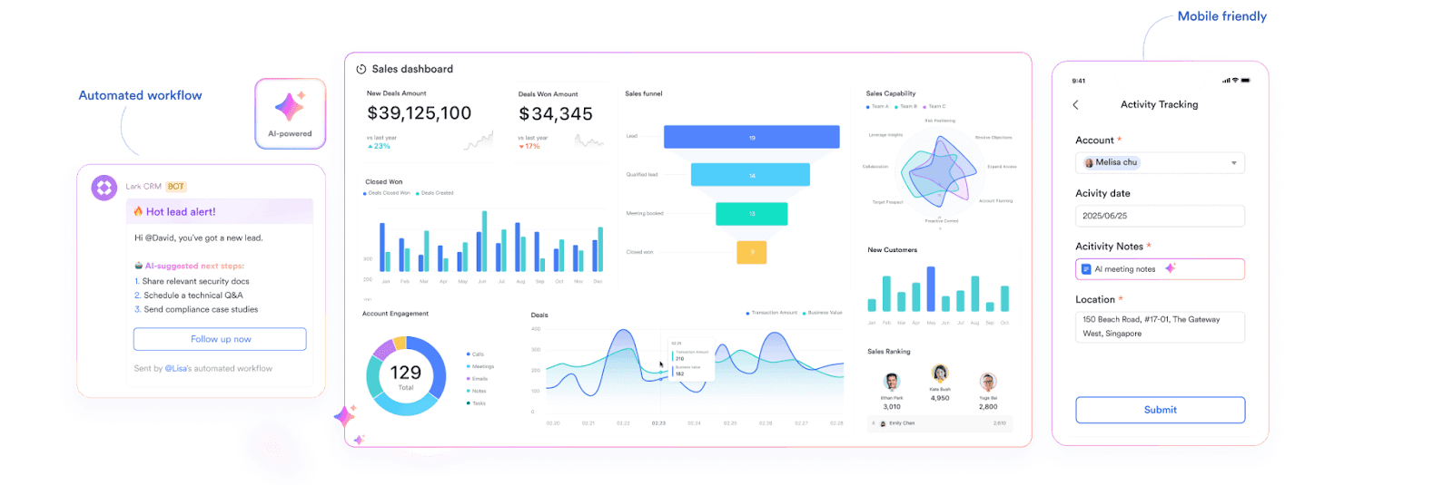  Lark CRM overview