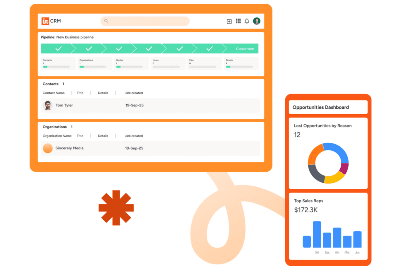  Insightly CRM interface